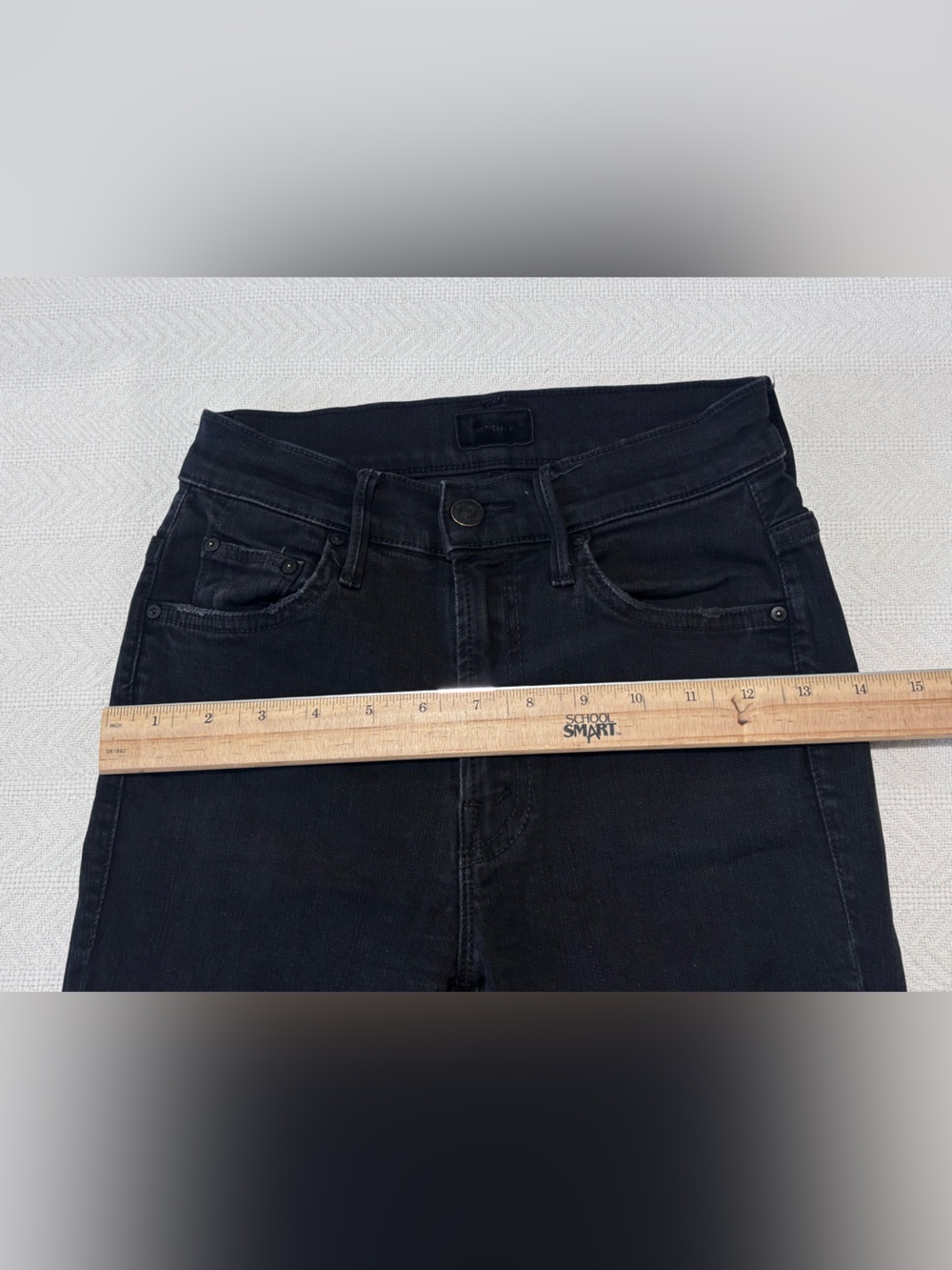 🖤🖤🖤MOTHER Black Ankle & Cropped Button-Front Pants - Picture 9 of 14
